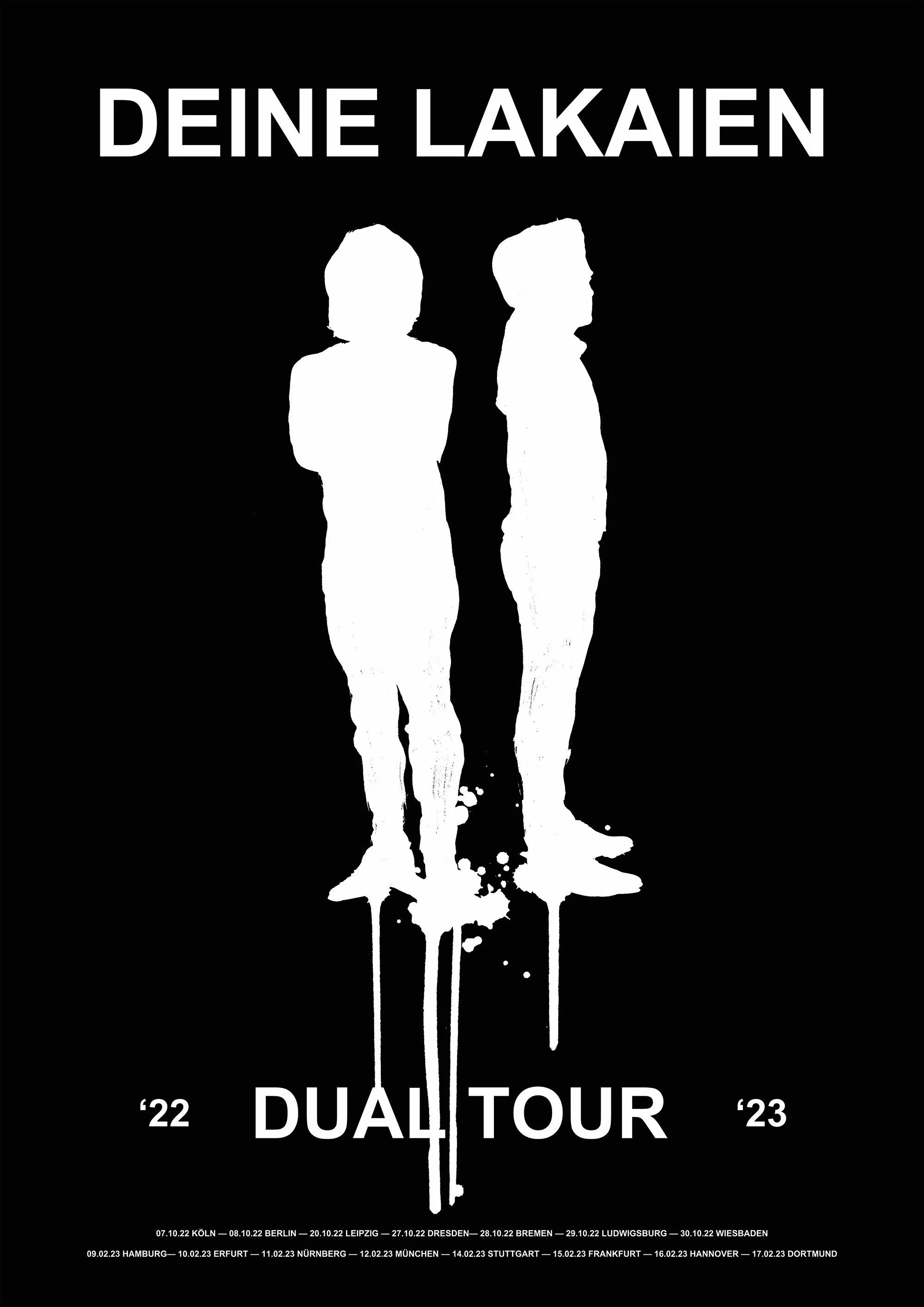 DEINE LAKAIEN - Dual Tour 22-23 [POSTER]